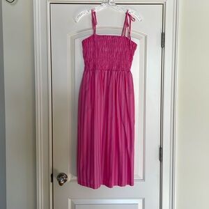 Pink Striped Summer Dress